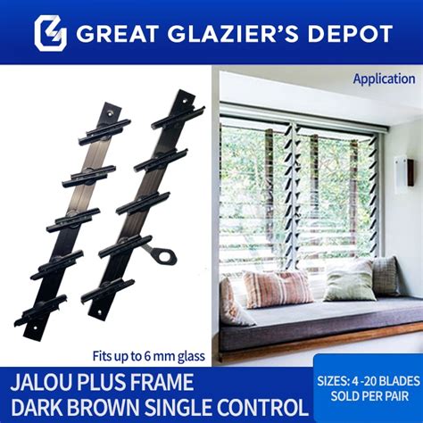 Jalouplus Jalousie Frame 17 20 Blades For Louver Window 1 Pair Left