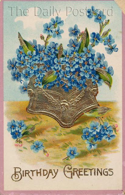 С днем рождения. Винтажные открытки. | Birthday greeting cards, Vintage ...