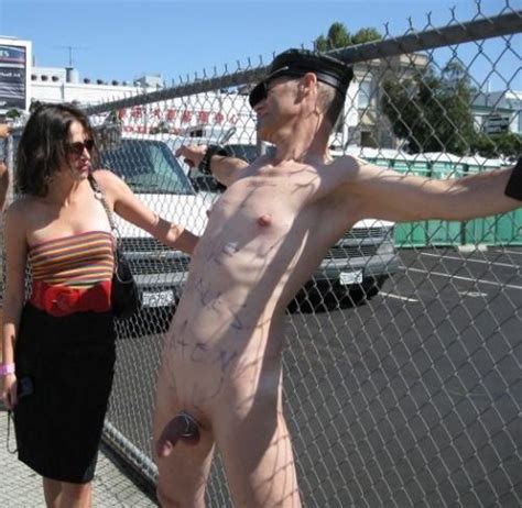 Nude Public Humiliation Cumception