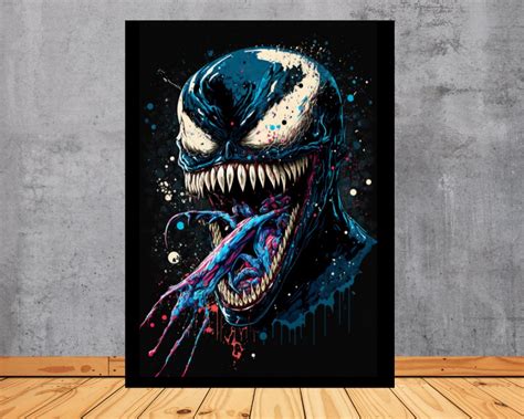 Venom Art, Venom Art Print, Venom Wall Art, Venom Poster Digital ...