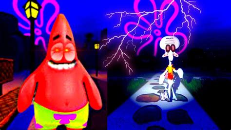 Squidward Has Gone Insane Nightmare In Squidville Short Horror