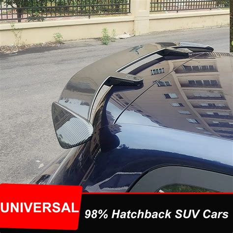 Hatchback Suv Carro Telhado Traseiro Tronco Tampa Spoiler Asas Cm