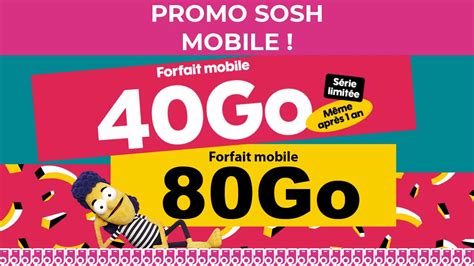 Nouveaux Forfaits Mobiles Sosh En Promo