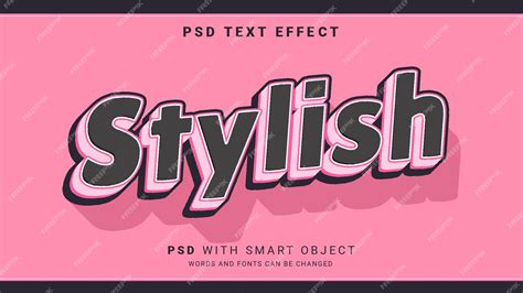 Premium PSD | Stylish text effect