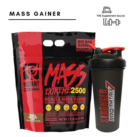 Mutant Mass Extreme Triple Chocolate Lbs Lbs With Shaker Mutant