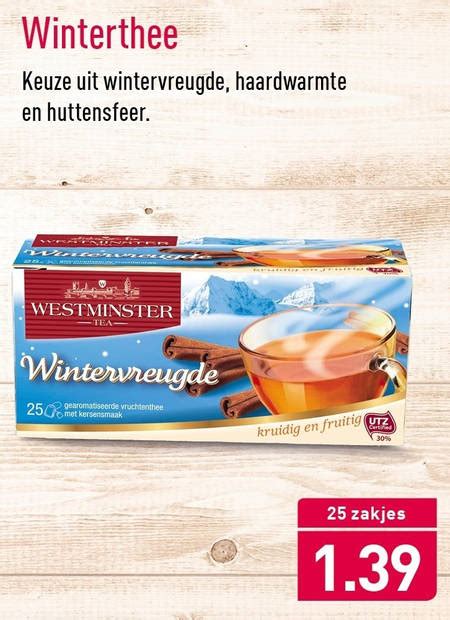 Westminster Thee Folder Aanbieding Bij Aldi Details