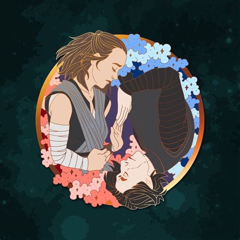 Tlj Reylo Pin Rey Ben Solo Hard Enamel Pin Etsy Canada