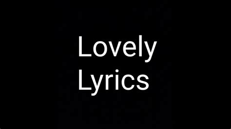 Billie Eilish Khalid Lovely Lyrics Youtube