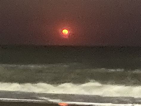 Adam Chodak On Twitter This Is The MOON Over Myrtle Beach Right Now