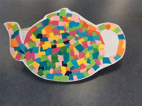 Im A Little Teapot Craft The Children Created Her Mosaic Teapot And