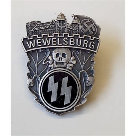 Ss Order Castle Castle Wewelsburg Visitation Badge Warstuffcom