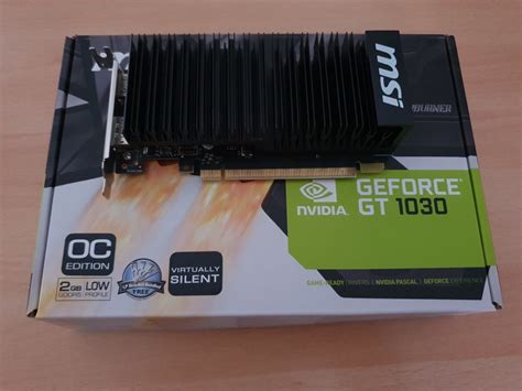 MSI Geforce GT 1030 2GH LP OC 2GB DDR5,hdmi, display port, low profile