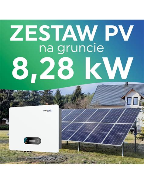 ZESTAW fotowoltaiczny 6 kW na blachę trapezową do samodzielnego montażu