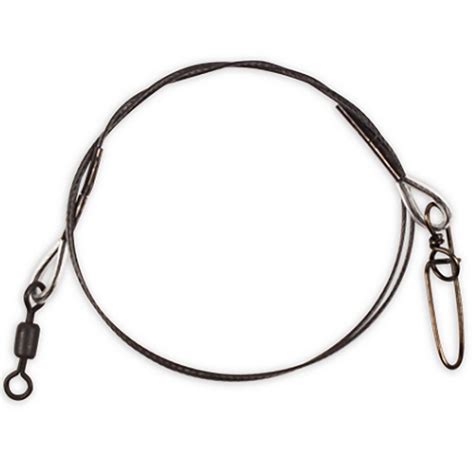 Поводок титановый плетеный 1X7 BFT Stiff Jerkbait Leader Titanium 18 ...