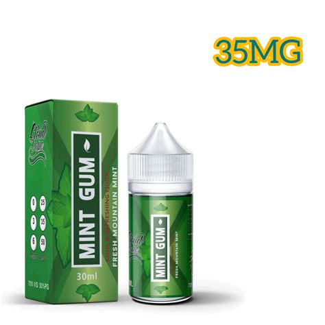 Nicotine Salt Mint Gum 35mg30ml Vapology E Cigarettesvaporizers And