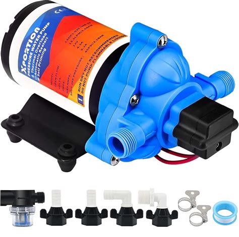 RV Diaphragm Pump 12V Water Pump With Pressure Switch 3 5GPM 45PSI RV