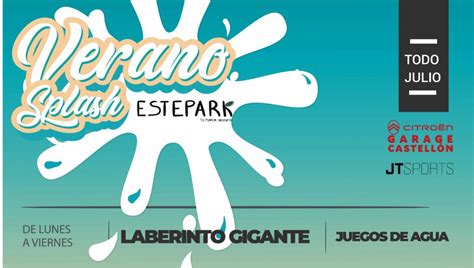 Actividades Refrescantes Al Aire Libre En El Verano Splash De Estepark