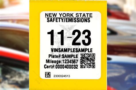 New York State Inspection Sticker 2024 Drusy Vanessa