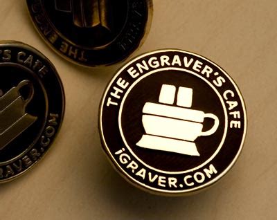 or Hand Engravers - The Engraver's Cafe Lapel Pins