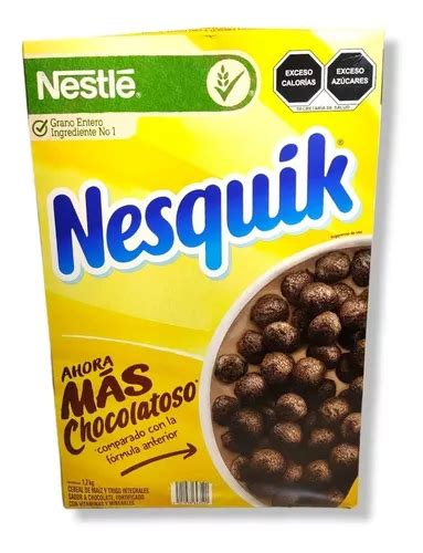 Cereal Nesquik Sabor Chocolate Tamaño Familiar Nestle 1 2 Kg