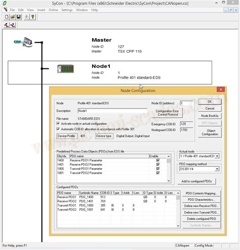 Unitypro Controlexpert Canopen