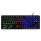 Teclado Gamer De Membrana Multilaser Led Rainbow Hotkeys Modo