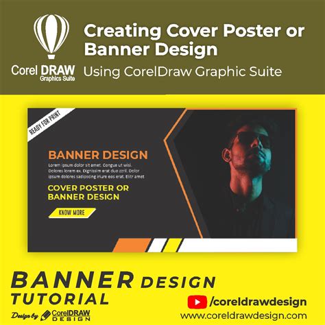 Flex Banner Design In Coreldraw X7 Tutorial Creating Pendaflex Images