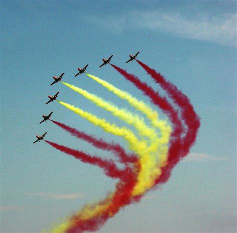 Educación Física en la Red Vuelo acrobático la Patrulla Águila del