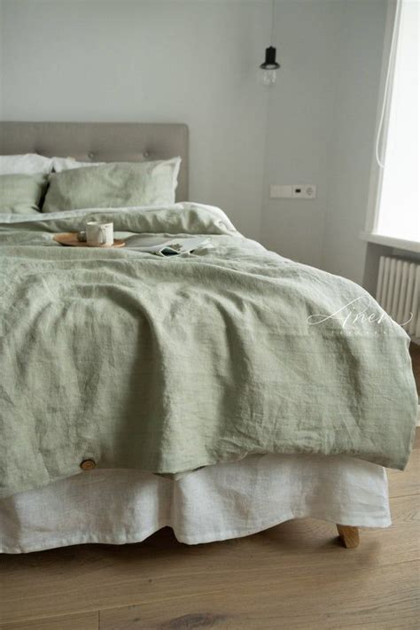 Details • Includes One Duvet Cover In Sage Green Color• Made From 100