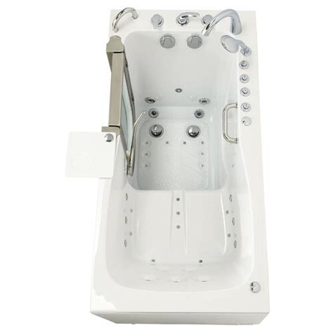 Ella Walk In Bath Ultimate 30 X60 Acrylic Air Hydro Massage Independent Foot Massage Walk