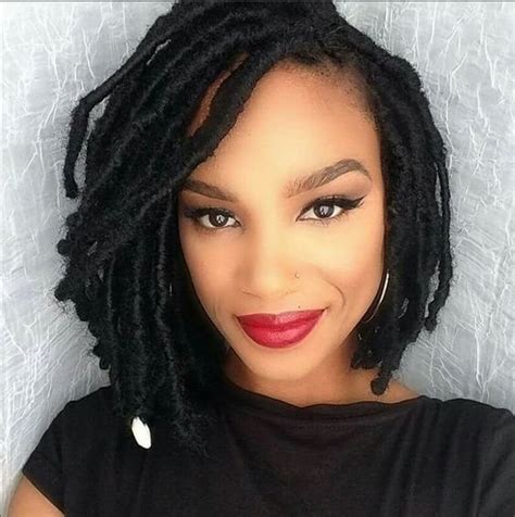 35 Short Faux Locs And Protective Goddess Locs Styles