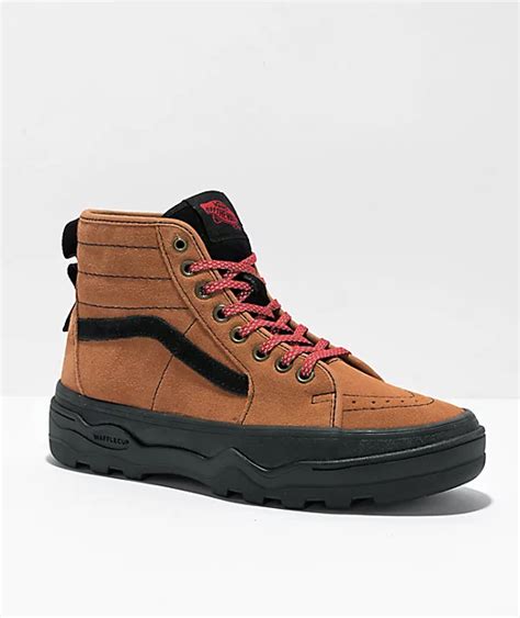 Vans Sentry Sk8-Hi WC Hiker Suede Brown Shoes