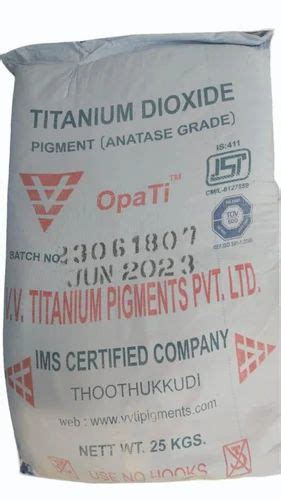 Titanium Dioxide Opati Anatase Grade Bag Kg At Rs Kg In New Delhi