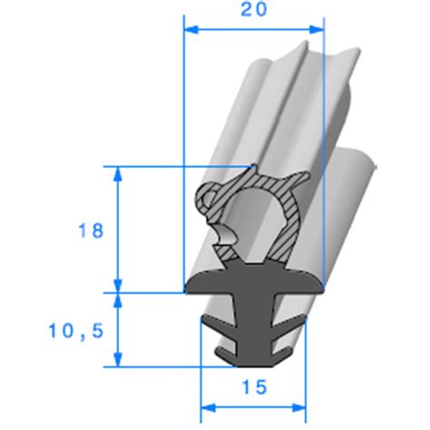 Joint de Rainure Caoutchouc Bourrelet Labbé CCM