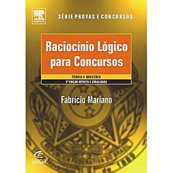 Livro Raciocínio Lógico para Concursos Fabrício Mariano Estante