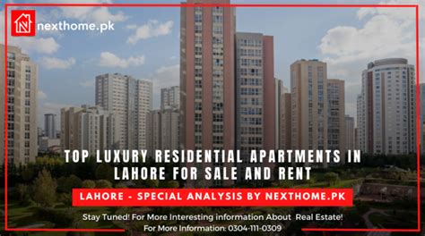 Luxury Residential Apartments In Lahore For Sale Nexthome Pk