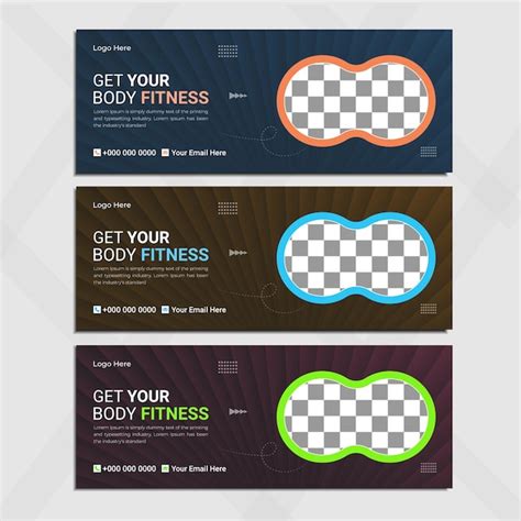 Plantilla De Banner De Las Redes Sociales De Gimnasio Vector Premium