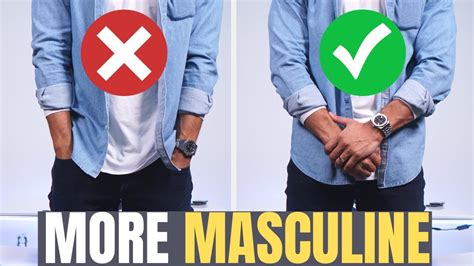 10 Tricks To Look More Masculine Youtube