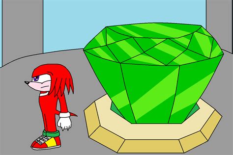 Knuckles And The Master Emerald By Scifiguy9000 On Deviantart