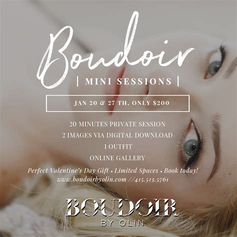 Boudoir Mini Sessions 2018 Boudoir By Olin