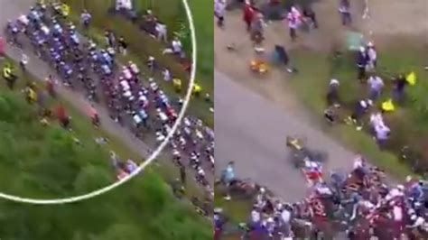 VIDEO VIRAL Ciclista Intenta Tomarse Selfie En El Tour De Francia 2021