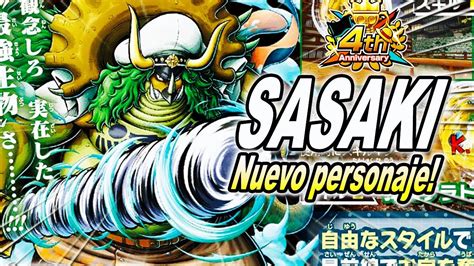 El Proximo Personaje Es Sasaki Un Mini Kaido Hibrido One Piece