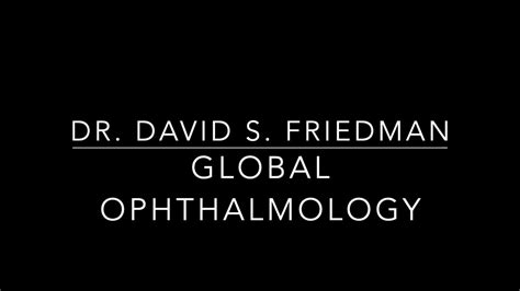 Hopkins Virtual Ophthalmology Curriculum Hovc Dr David Friedman