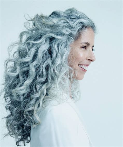 Jody Kozlow Grey Curly Hair Natural Gray Hair Long Gray Hair