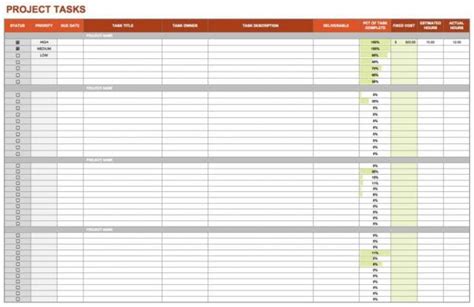 project management spreadsheet template — excelxo.com