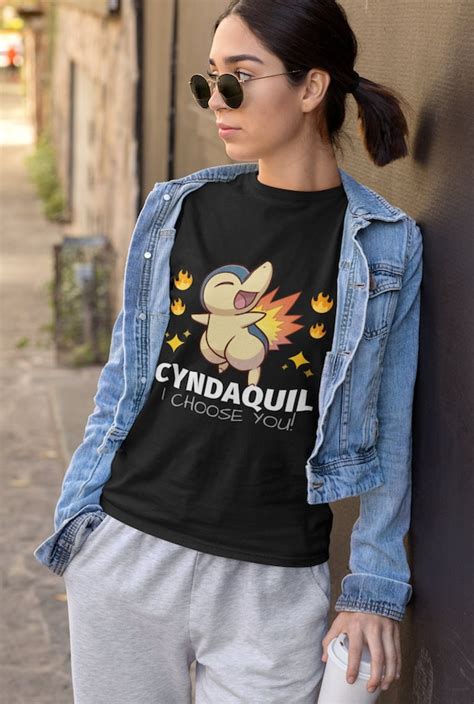 Cyndaquil Pokemon T Shirt Pokemon Legends Starter Pokemon Etsy