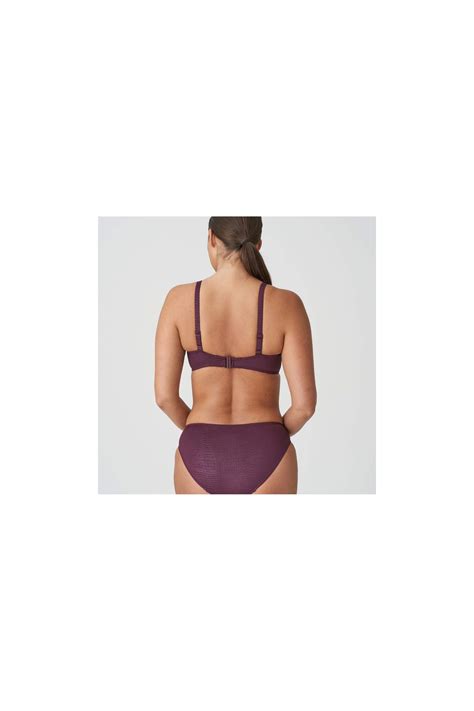 Bikini Morado Con Aro Sin Relleno Unas1 Primadonna Con Descuento