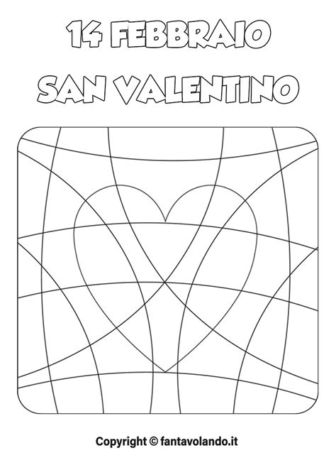 Attivit Per San Valentino Disegni Con I Cuori Fantavolando