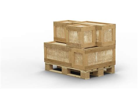 Stacked Wood Pallet Stock Illustrations 448 Stacked Wood Pallet Stock