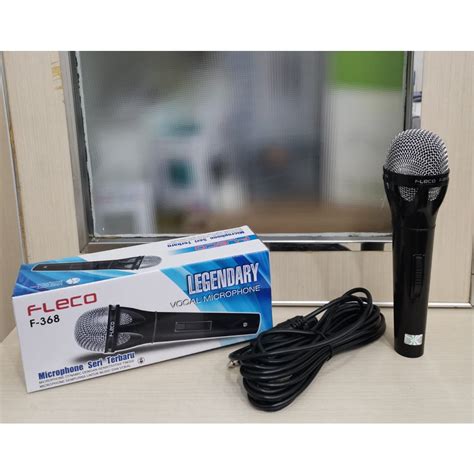 Jual Bisa Cod Fleco Microphone Kabel Panjang Meter Full Mik Salon